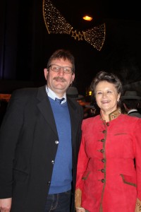 Vizebgm. Dr. Andreas Taxacher mit dem Geburtstagskind Bgm. Hedi Wechner.