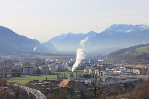 Luftverschmutzung Inntal bei Wörgl Dezember 2015