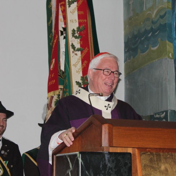 Erzbischof Franz Lackner am 28.2.2016 in Bruckhäusl - Erzbischöfliche Visitation