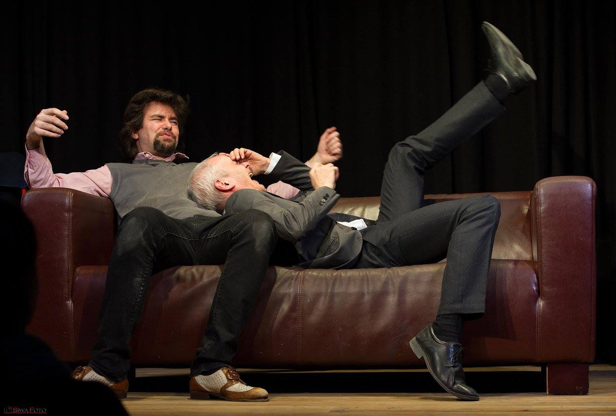 Klaus Reitberger und Thomas Kraft in Kunst. Foto SIWA