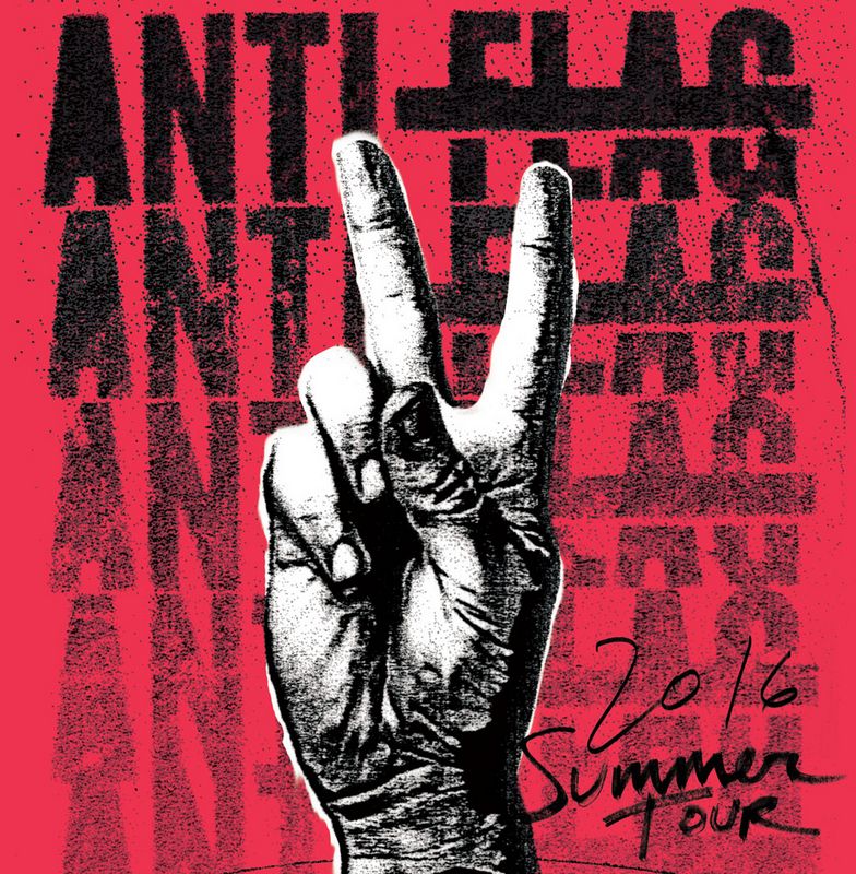 Sensation für Punkrock-Fans: Anti Flag kommt auf seiner Summer-Tour 2016 ins Komma Wörgl. Foto: Anti Flag