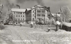 Das Krankenhaus Wörgl seinerzeit. Foto: Bollmann - Stadtarchiv Wörgl