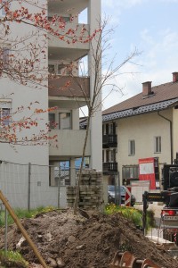 Baustelle Gradl-Areal 28. April 2016