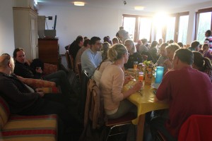 Komm!unity-Dinner im Flüchtlingsheim Badl in Wörgl April 2016