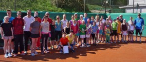 Der Tennisclub Wörgl veranstaltete erstmals eine Eltern-Kind-Olympiade. Foto: TC Wörgl