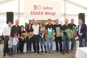 50 Jahre Egger - Mitarbeiterfeier Juni 2016. Foto: Veronika Spielbichler