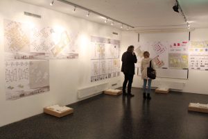 Ausstellung Architektenwettbewerb Südtiroler Siedlung Wörgl neu im Oktober 2016. Foto: Veronika Spielbichler
