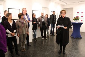 Aktzeichengruppe Piffer - Ausstellung in der Galerie am Polylog von 14.-16.10.2016. Foto: Veronika Spielbichler