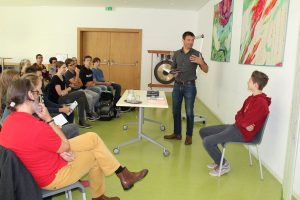 Österreich liest - Georg Haderer im Tagungshaus Wörgl. Foto: Veronika Spielbichler