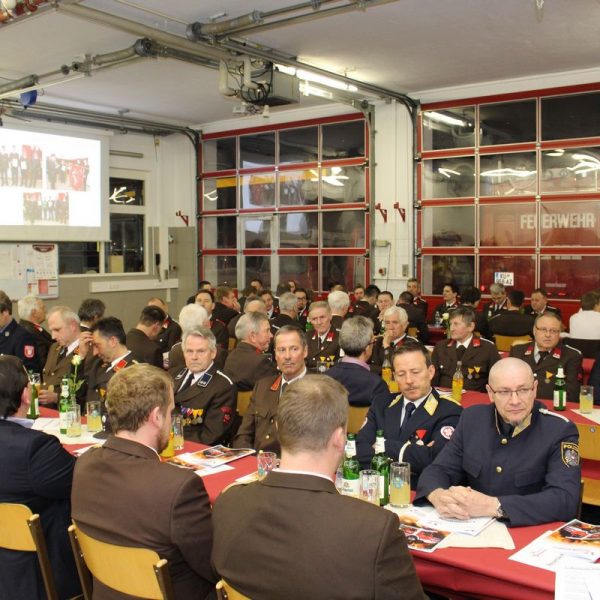 Jahreshauptversammlung Freiwillige Feuerwehr Bruckhäusl 2017. Foto: Wilhelm Maier