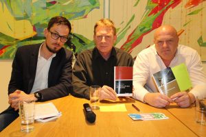 Lesung mit Walter Hohenauer und Andreas Madersbacher im Tagungshaus Wörgl 6.4.2017. Foto: Veronika Spielbichler