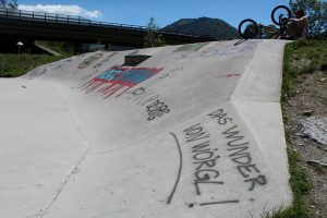 Skatepark Wörgl Mai 2017. Foto: Veronika Spielbichler