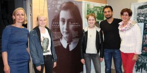 Anne Frank Ausstellung an der NMS1 Wörgl. Foto: Veronika Spielbichler