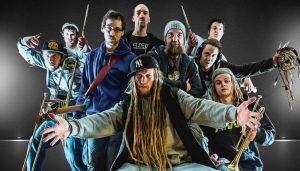 Die Rebel Musig Crew bringt Dialektrap-Dancehall-Sound auf die Komma Kultur-Bühne beim Stadtfest. Foto: privat