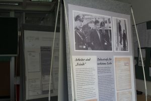 BRG Wörgl - Ausstellung NS Zwangsarbeit - das vergessene Lager in Wörgl am 29.6.2017. Foto: Veronika Spielbichler