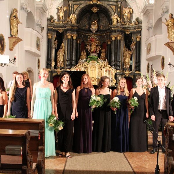 Academia Vocalis Abschlusskonzert Karlheinz und Verena Hanser am 4. August 2017 in der Pfarrkirche Kirchbichl. Foto: Veronika Spielbichler