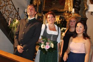 Academia Vocalis Abschlusskonzert Karlheinz und Verena Hanser am 4. August 2017 in der Pfarrkirche Kirchbichl. Foto: Veronika Spielbichler