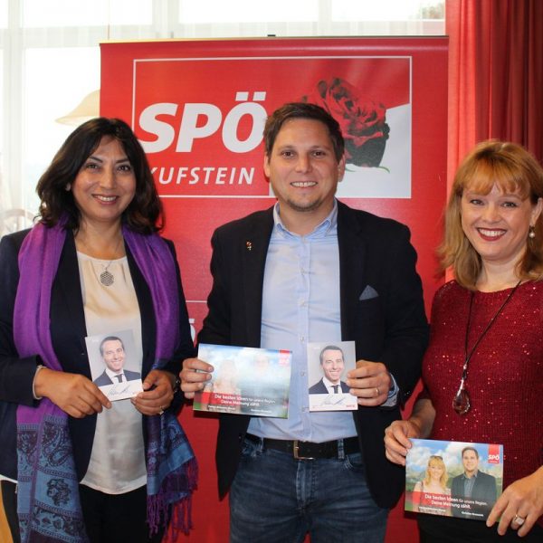 SPÖ-Wahlwerbe-Auftakt in Wörgl am 19.9.2017. Foto: Veronika Spielbichler