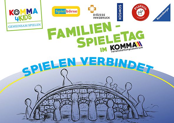 1. Familien-Spieletag im Komma Wörgl. Grafik: Christian Opperer