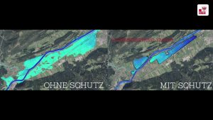 160 Hektar Bauland und 2.200 Gebäude zwischen Brixlegg und Angath sollen hochwassersicher werden. © Land Tirol