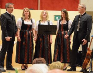 Das Gesangs-Quintett Tiroler Stimmen. (Foto: Nageler)