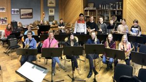 Die neu gegründete eLeMeS Big Band Wörgl tritt zum ersten Mal auf. Foto: LMS Wörgl