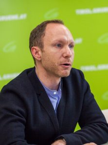 Georg Kaltschmid kandidiert für die Tiroler Grünen bei der Landtagswahl 2018. Foto: Tiroler Grüne