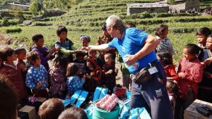 Christian Zangerl bei einem Nepal-Besuch 2015. Foto: Margit Danek
