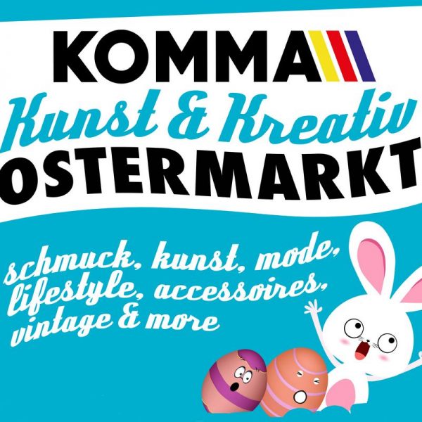 Kunst- und Kreativ Ostermarkt im Komma Wörgl 2018. Grafik: Janus