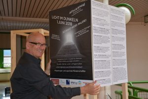 Kunstprojekt "Licht im Dunkeln" von ARTirol und BFW+AL am 1. Juni 2018 in Wörgl - Präsentation am 17.5.2018. Foto: Veronika Spielbichler