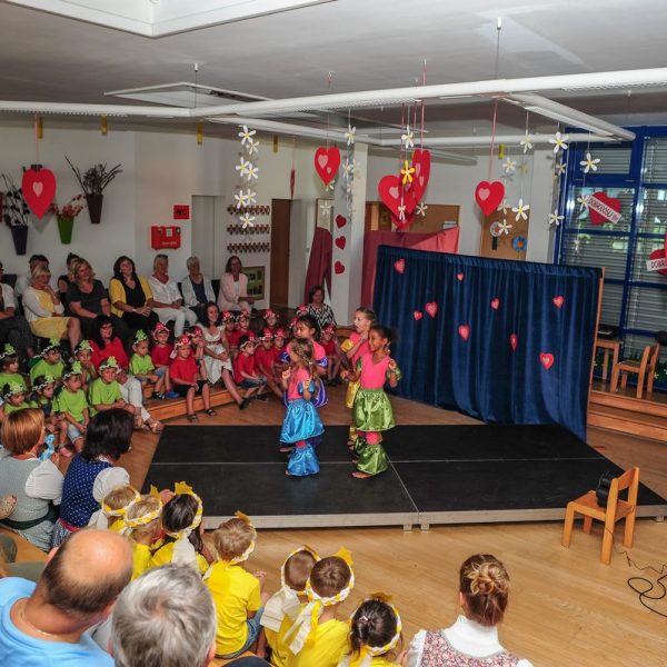 Am 21. Juni 2018 wurde im Kindergarten Grömerweg das 25-Jahr-Jubiläum gefeiert. Foto: Hubert Berger