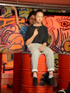 Jugendtheater YA! Young Acting Probe zu "Nicht. Was im Leben wichtig ist." in der Zone Wörgl. Foto: Veronika Spielbichler