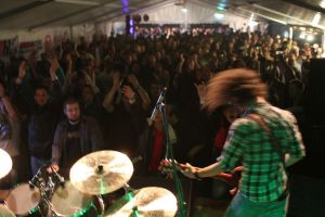 Das Pölvenrock-Festival bietet wieder eine Bühne für heimische Bands. Foto: Pölvenrock