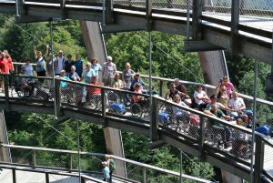 Spektakulär: Der Baumwipfelweg im Bayerischen Wald. Foto: Rollstuhlsportclub Tirol Unterland
