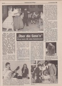 Zeitungsbericht 1985 Wörgler & Kufsteiner Rundschau.