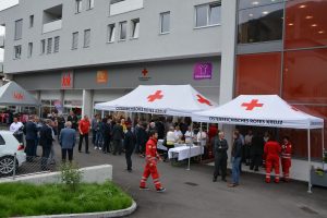 Dankesfeier für Unterstützer und Spender des Katastrophenhilfe-Lagers des Roten Kreuzes für den Bezirk Kufstein in Wörgl am 30.8.2018. Foto: Veronika Spielbichler