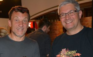 Regisseur Helmuth A. Häusler (links) und GSBW-Obmann Stuart Kugler. Foto: Veronika Spielbichler