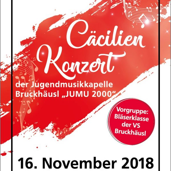 Die Jumu Bruckhäusl lädt am 16.11.2018 zum Cäcilienkonzert. Foto: BMK Bruckhäusl