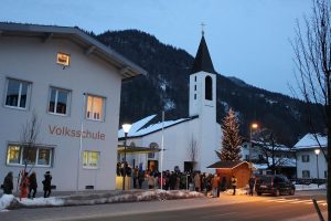 Die Holzmeister-Kirche in Bruckhäusl ist Austragungsort von Weihnachtskonzerten am 14. und 22. Dezember 2018. Foto: Veronika Spielbichler