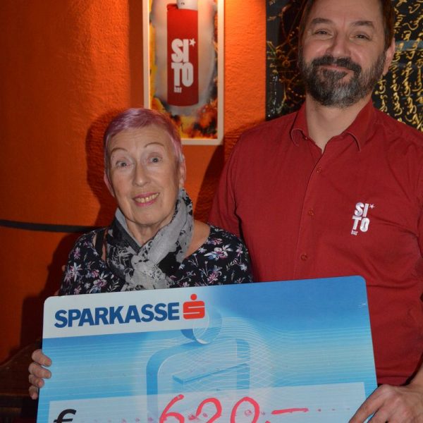 Spendenübergabe Sito-Bar Wörgl für "Grenzenlos helfen" am 13.12.2018. Foto: Veronika Spielbichler