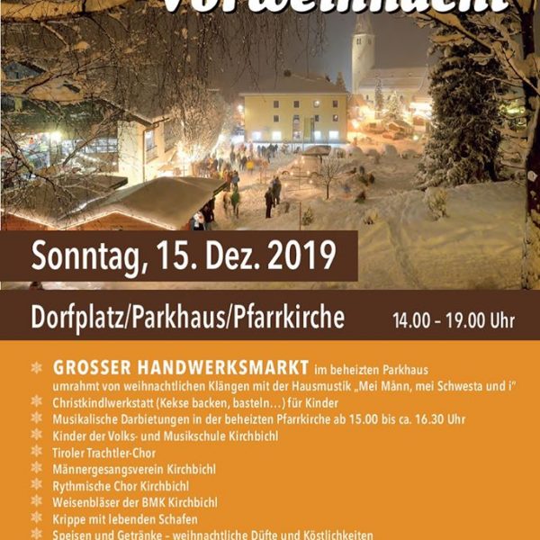 Kirchbichler Vorweihnacht 2019.