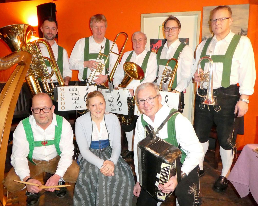 Die Tanzlmusig MUNDO wird wieder das Bockbierfest musikalisch umrahmen. Foto: Wörgler für Wörgler