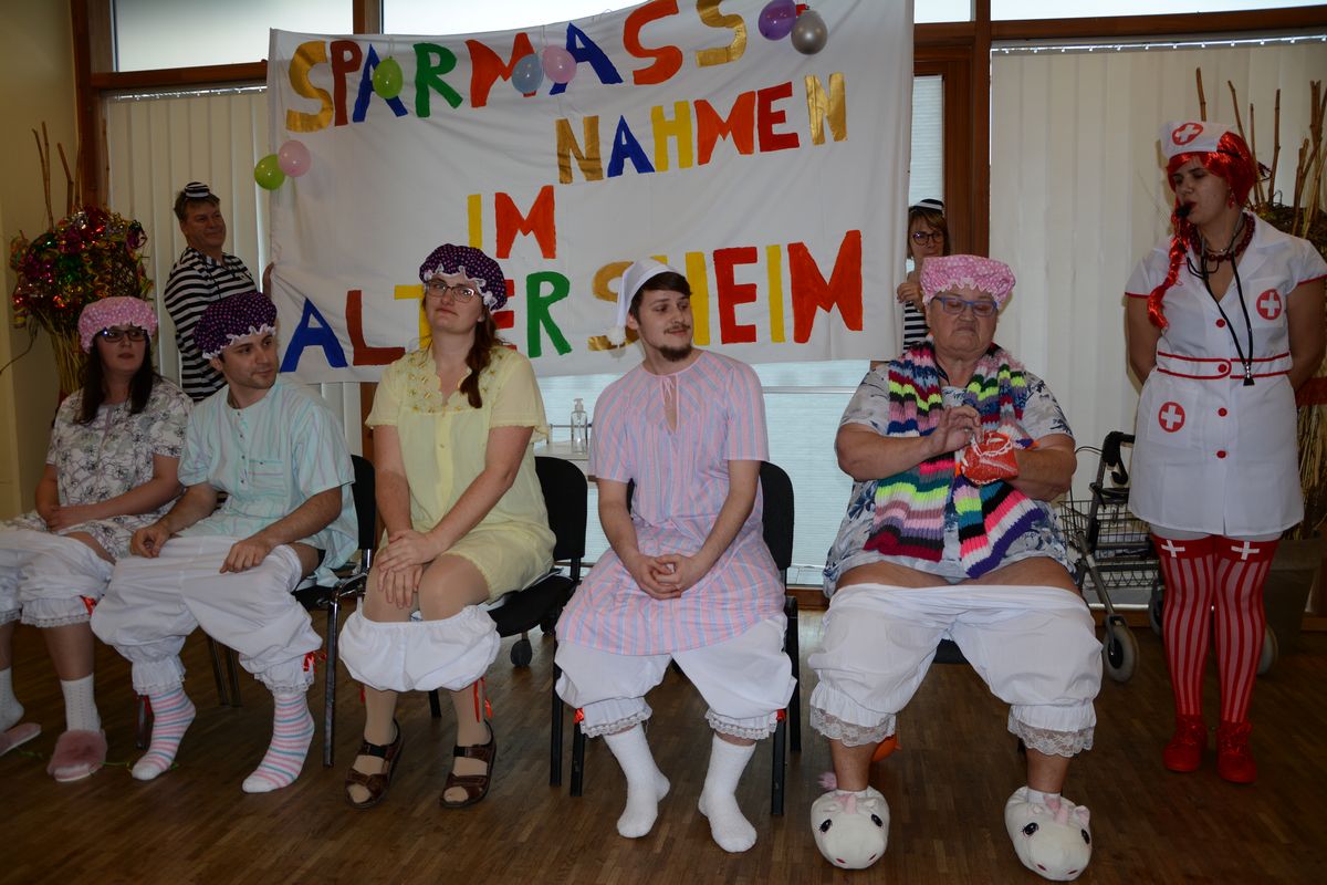 Unsinniger Donnerstag 2020 im Seniorenheim Wörgl. Foto: Veronika Spielbichler
