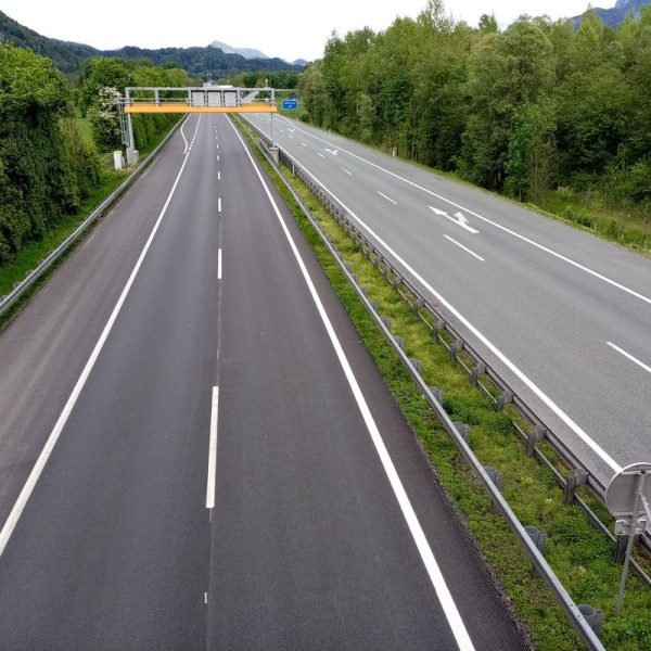 Autobahn bei Kufstein im Mai 2020. Foto: Veronika Spielbichler