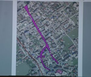 Die violett markierten Flächen sind 2020 als Adventmarkt in Wörgl ausgewiesen. Foto: Spielbichler