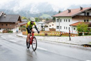Bewies einmal mehr, dass er zu den besten Nachwuchsfahrern Österreichs zählt: Luca Oberlechner bei seiner Fahrt zur Silbermedaille. Foto: Radclub Wörgl
