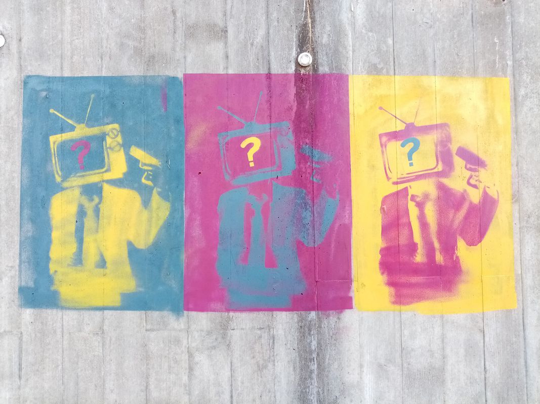 Passt zu Corona: Graffitti in Wörgl 2020. Foto: Veronika Spielbichler