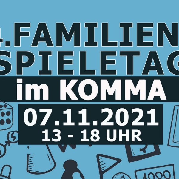 Familienspieletag im Komma 2021. Foto: Komma Wörgl