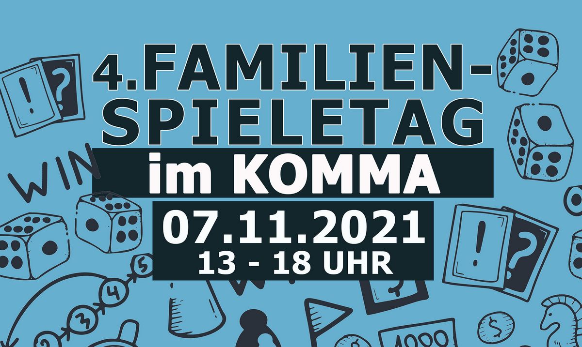 Familienspieletag im Komma 2021. Foto: Komma Wörgl