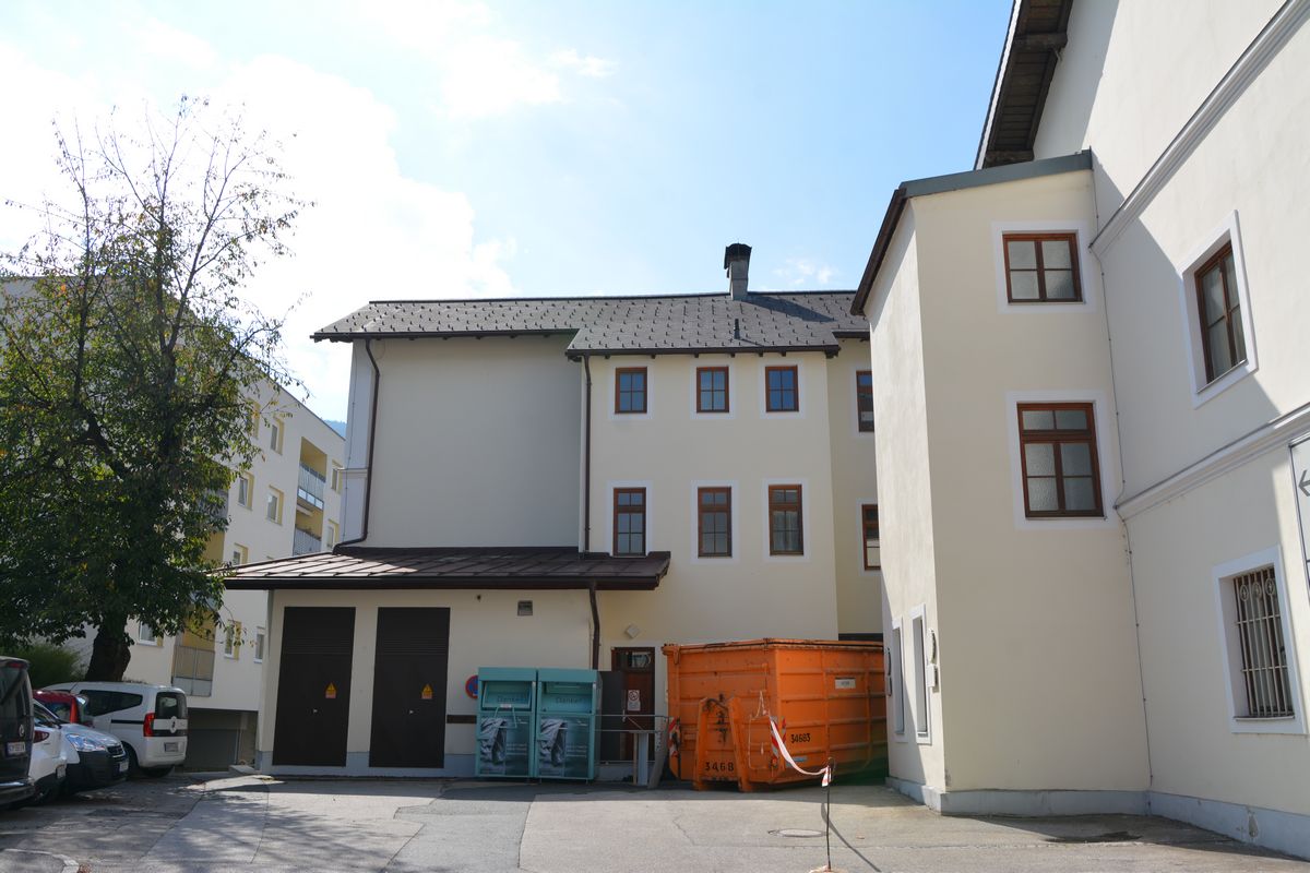 Hinterhof Alte Musikschule September 2021. Foto: Veronika Spielbichler